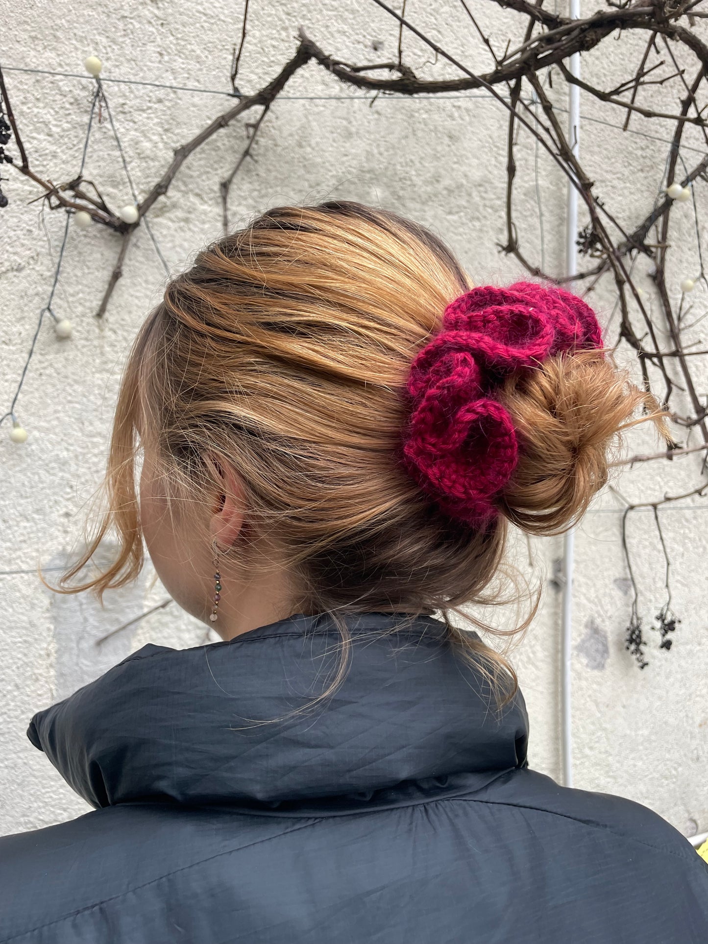 Mohair Scrunchies