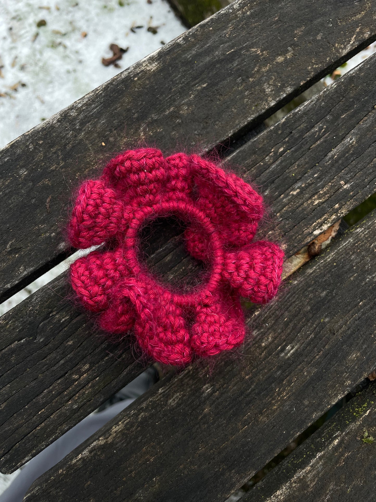 Mohair Scrunchies