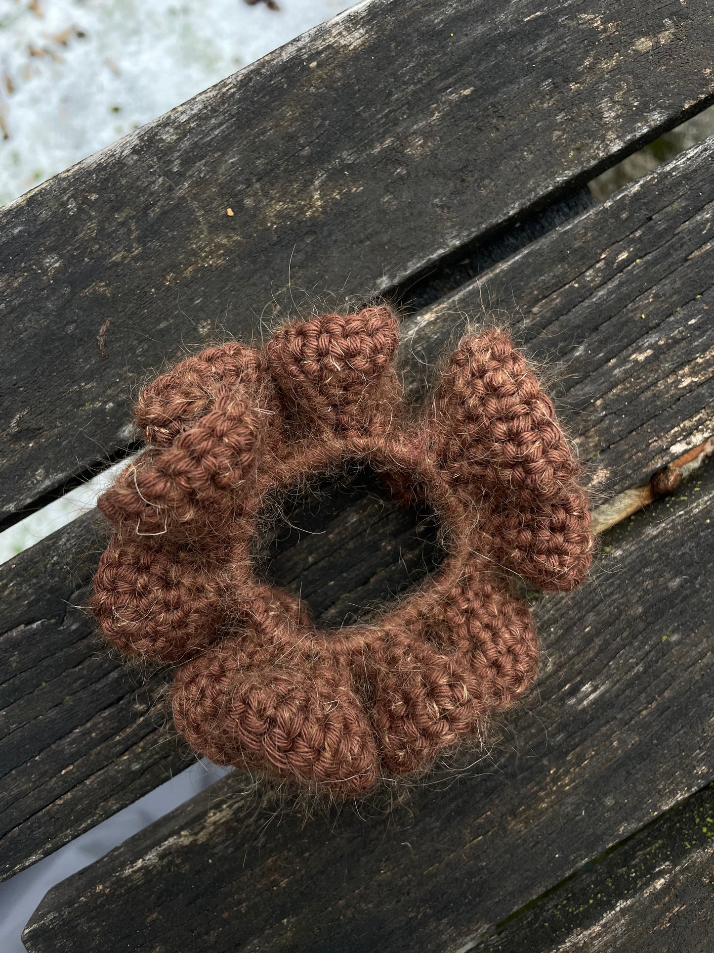 Mohair Scrunchies