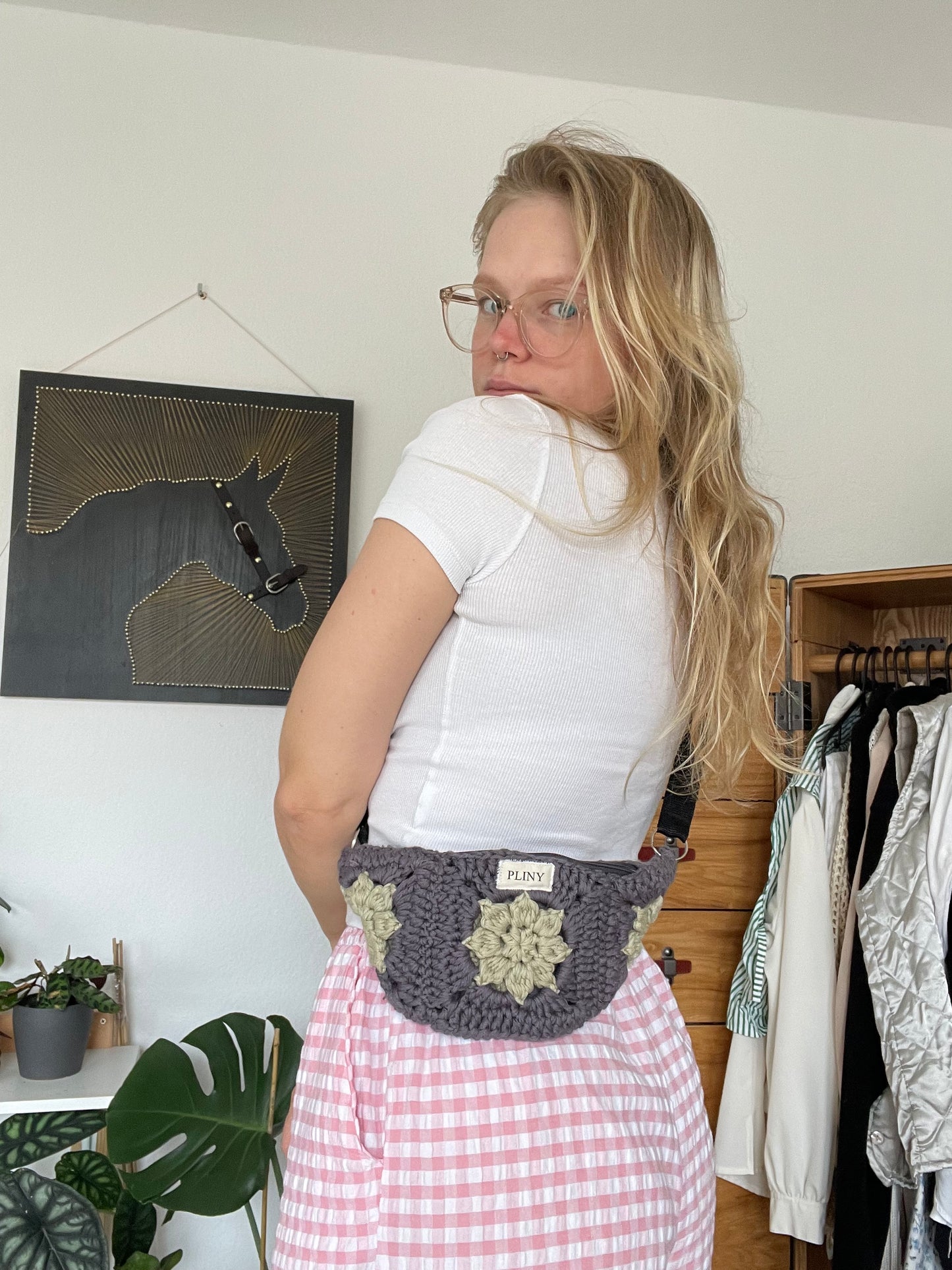 Hip bag flowers