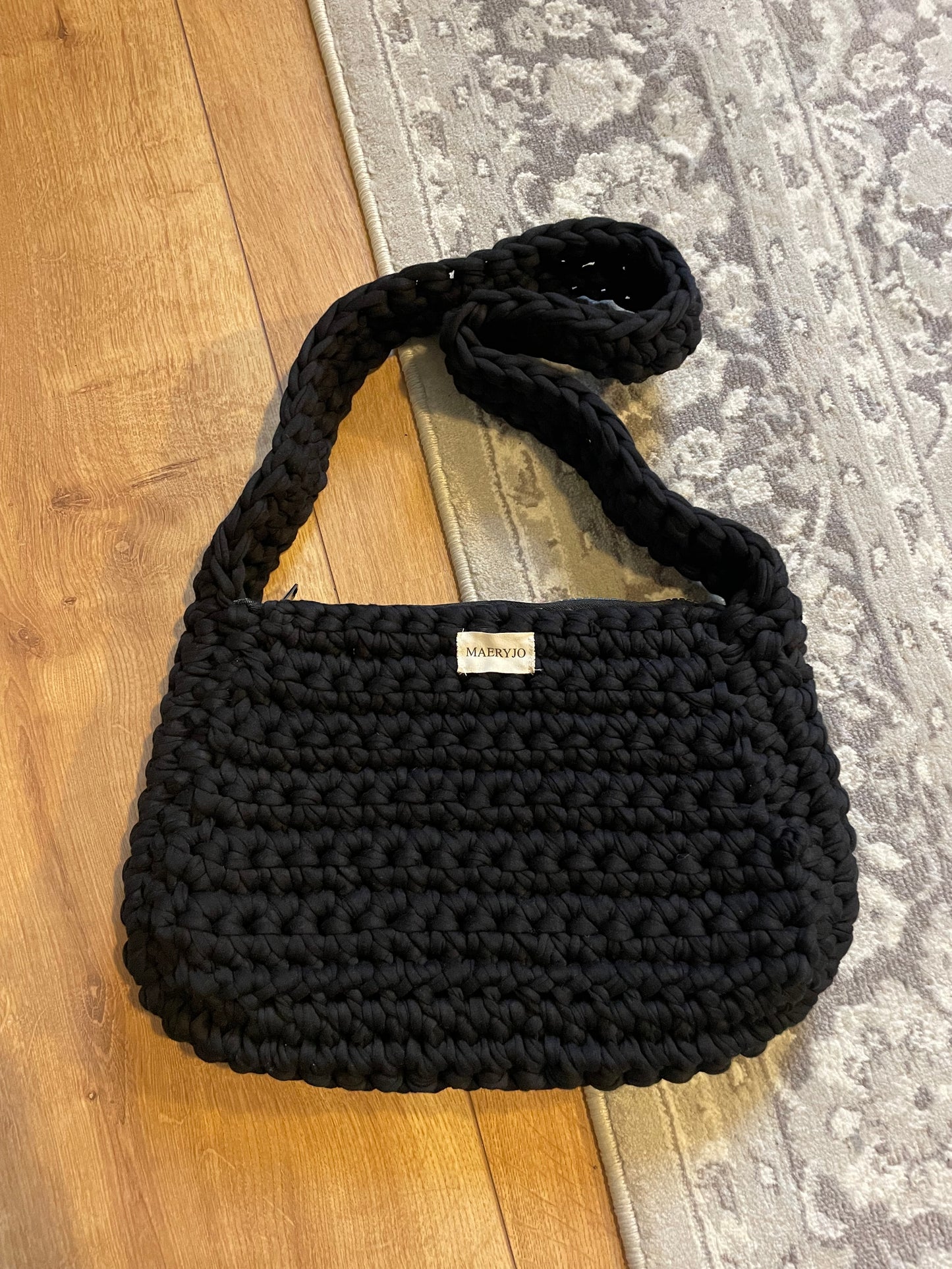 Zipper bag black