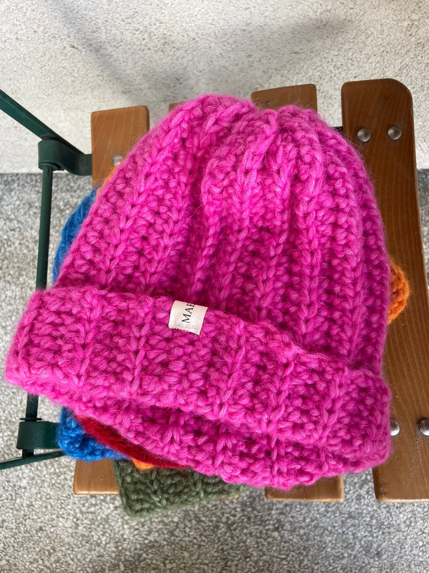 Crochet Beanie pink