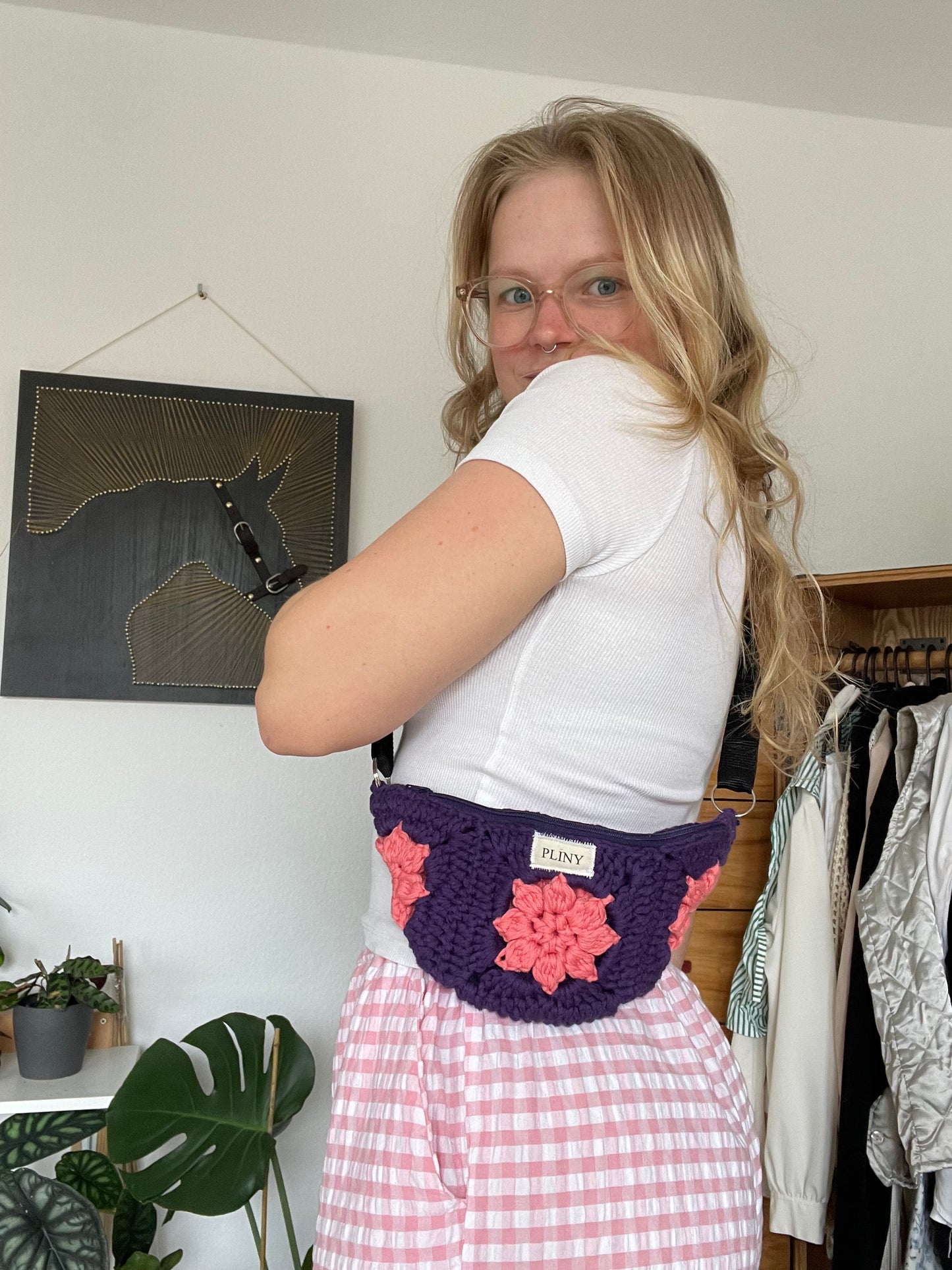 Hip bag flowers