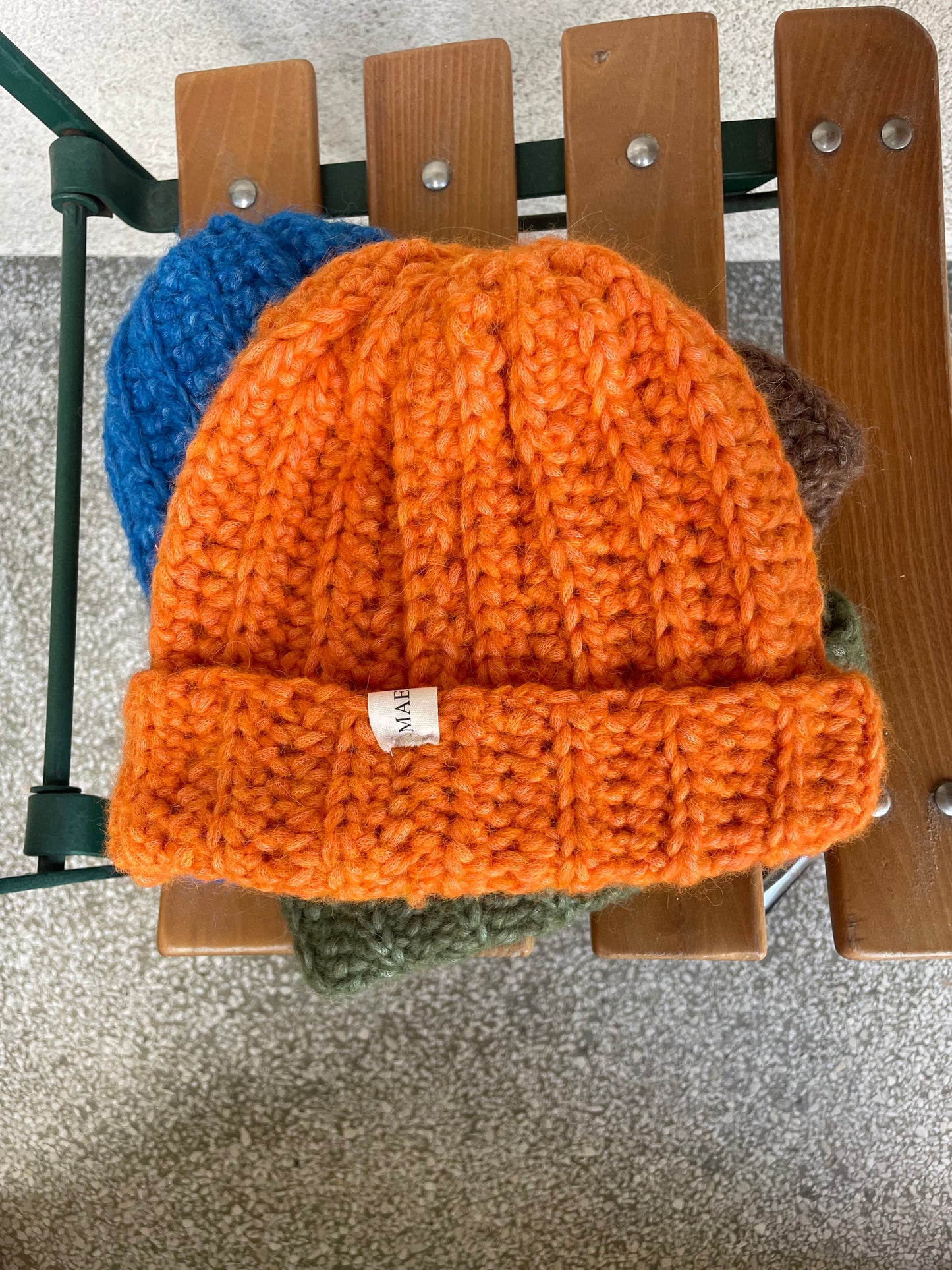 Crochet Beanie orange