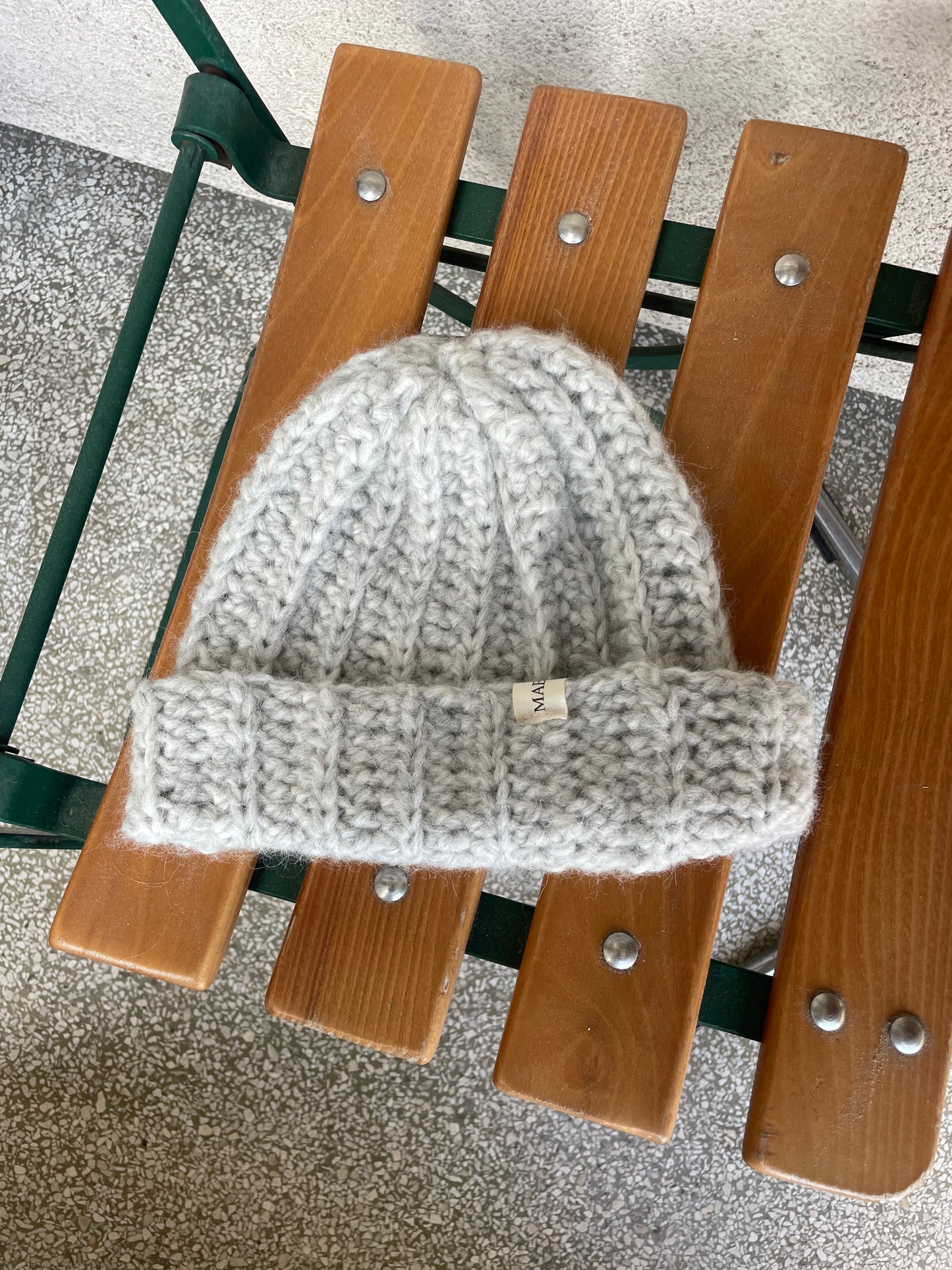 Crochet Beanie grey