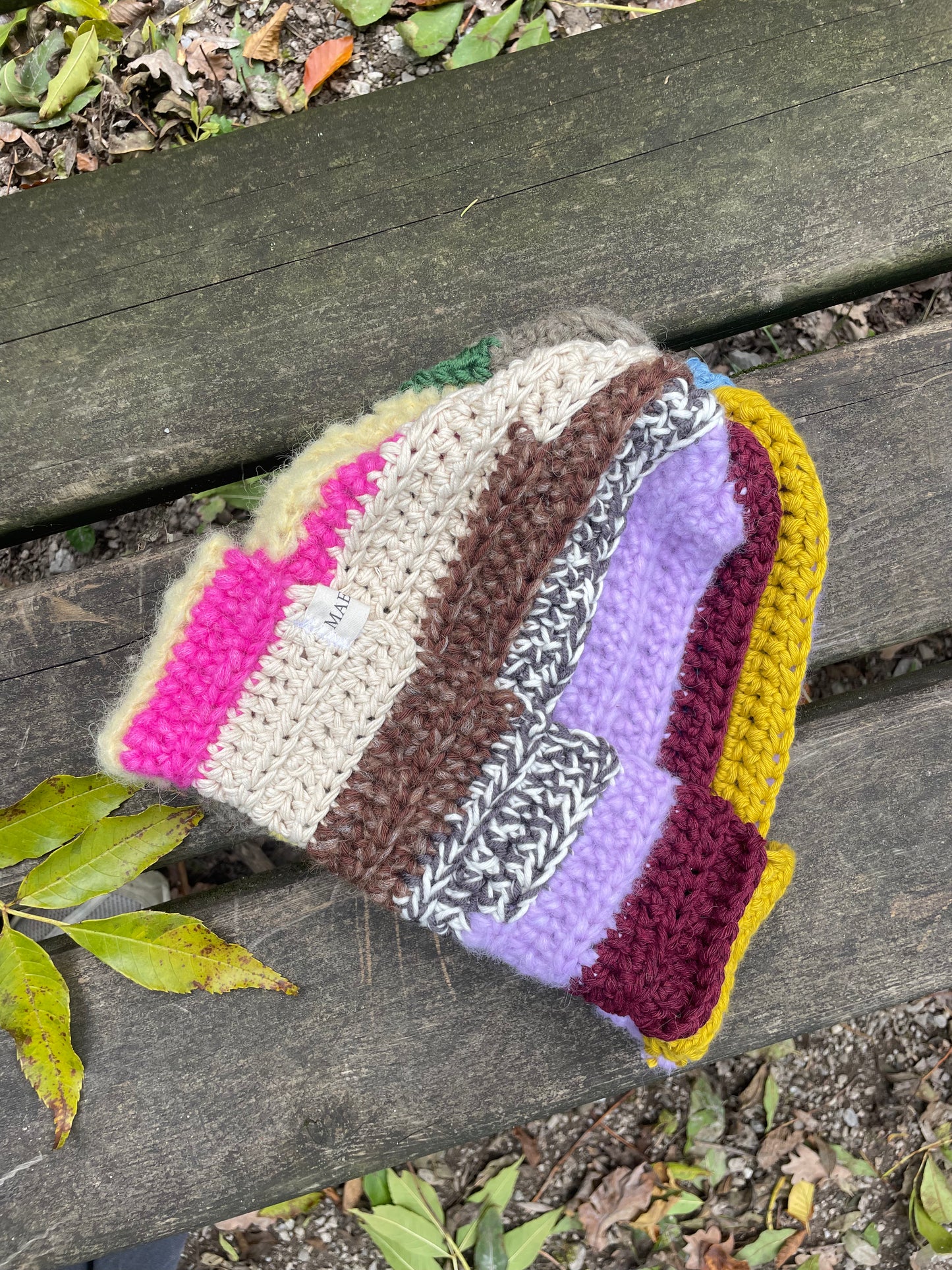 Scrap Yarn Beanies