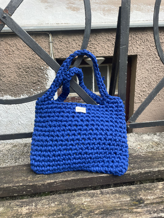 Shoulder bag "indigo love"