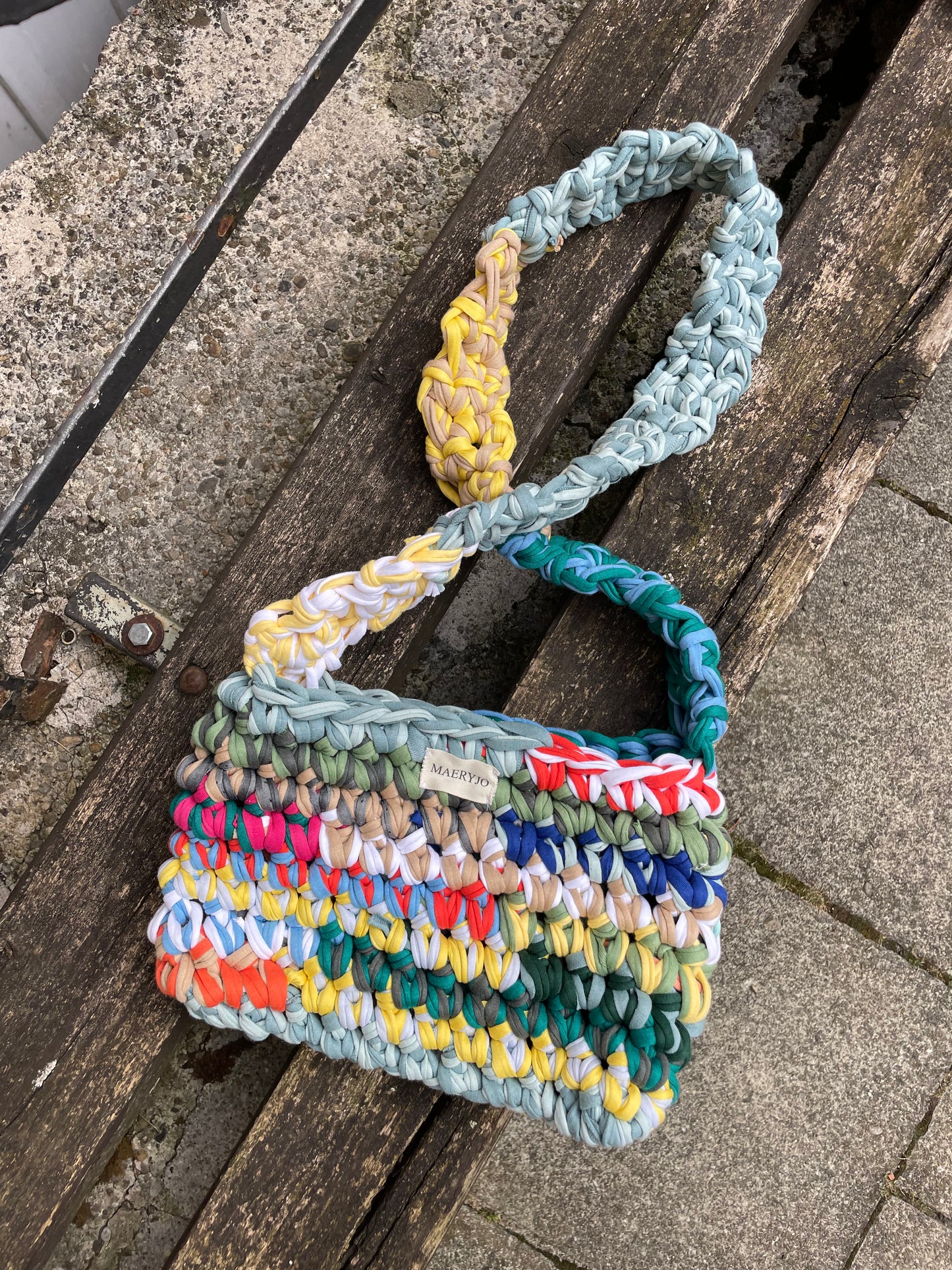 Rainbow scrap bag